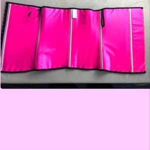 Pink Waist Trainer with Black Hook Closure